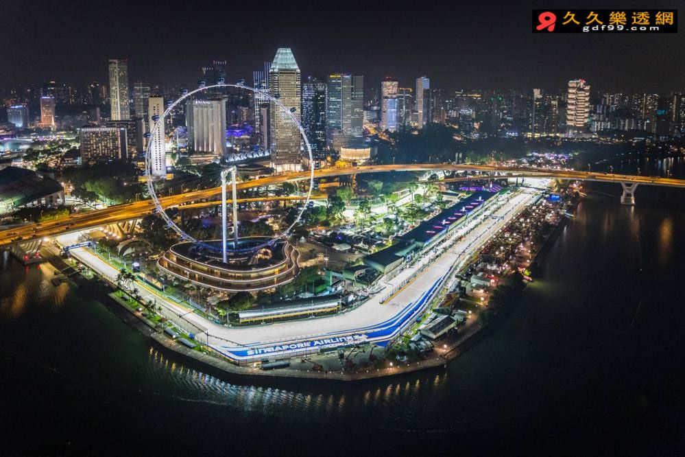 新加坡F1賽道夜景